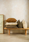 Cushion - Cassia With Feather Inner - Putty