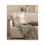 Cushion Jefferson Sage - With feather inner
