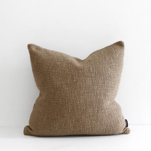 Cushion - Cyprian With Feather Inner - Camel