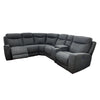 Denburn 6pc Recliner Suite - Urban Sofa F20 Rhino Dark Grey Fabric