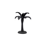Florida Palm Tree Candleholder - 23cm - Black