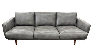 Gatsby Timber Legs Leather Sofa