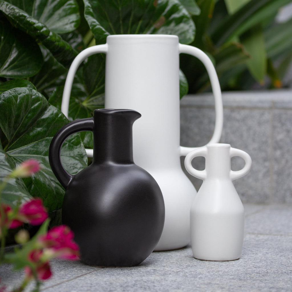 Bodhi Handle Vase - 30cm - White