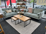 Soho NZ Made Lounge Suite 2.75 + 2-Seater Lounge Suite in Warwick Celadon