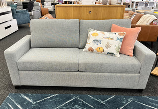 Raven Queen Sofa Bed - NZ Made - Jake Cement Fabric