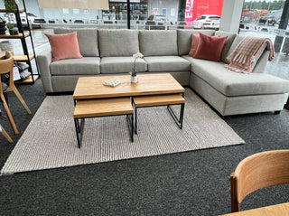 Raven 3.5-Seater NZ Made Massimo Pumice Fabric