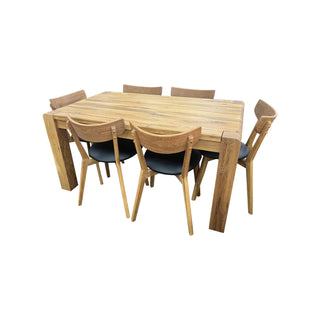 Imola / Pisa 7-Piece Oak Dining Set