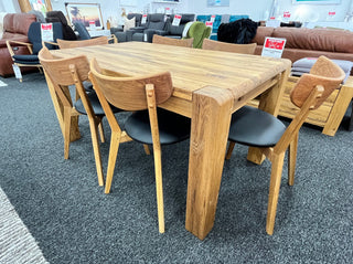 Imola / Pisa 7-Piece Oak Dining Set