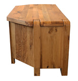 Imola Corner TV Cabinet - Solid Oak Oiled
