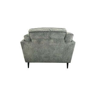 Lawson Velvet Moss Green Velvet Fabric Lounge Chair