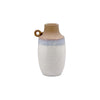 Lisbon Vase White Ceramic and Clay