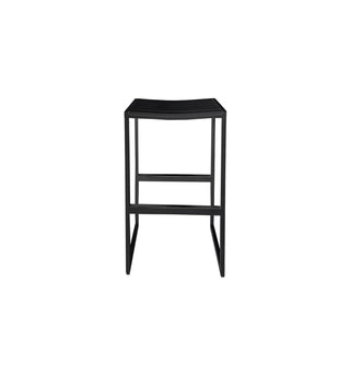 Luzon Outdoor Barstool - Charcoal Powder Coated Aluminium