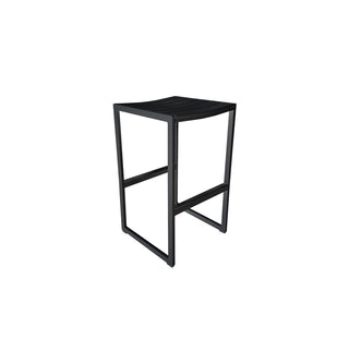 Luzon Outdoor Barstool - Charcoal Powder Coated Aluminium