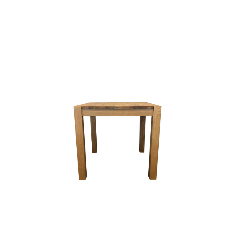 Modena 80x80cm Small Dining Table - Solid Oak Timber - Natural Oil