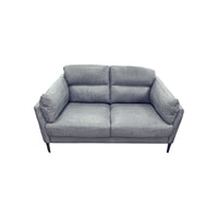 Musk 2 Seater Lounge Suite in Stella Grey Full Grain Leather
