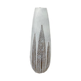 Natavia Polyresin Vase - White Distress - 90cm