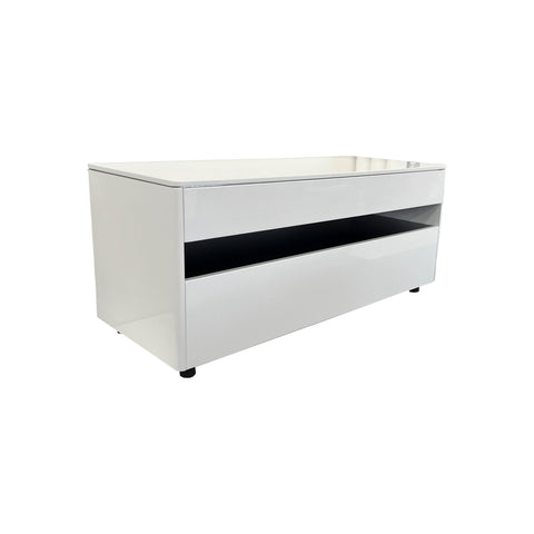 Manly Freestanding Entertainment Unit 2200 - High Gloss White