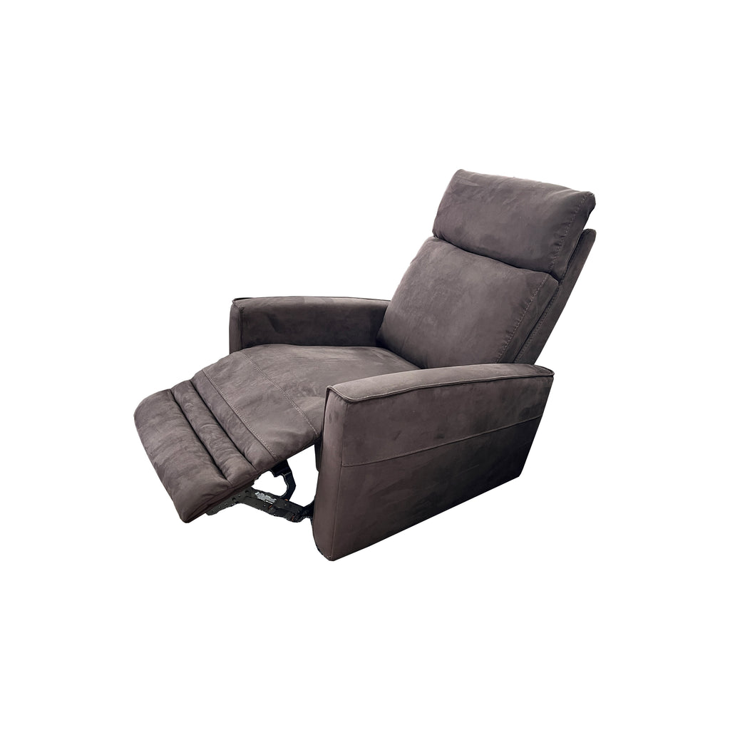 Nice Manual Rocker/Recliner Chair - Urban Sofa - Rhino Chocolate Fabric