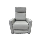Nice Manual Rocker/Recliner Chair  - Urban Sofa - Cat 10 Leather/Split Sassari Grey