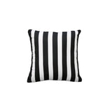 Outdoor Cushion - Branch Stripe - Black