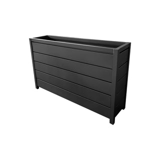 Outdoor Planter Box - Charcoal Powdercoated Aluminium