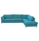 Picasso - 3 Seater Left +Corner Extension Chaise Right - NZ Made - Jake Turquoise