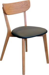 Pisa black oak chair