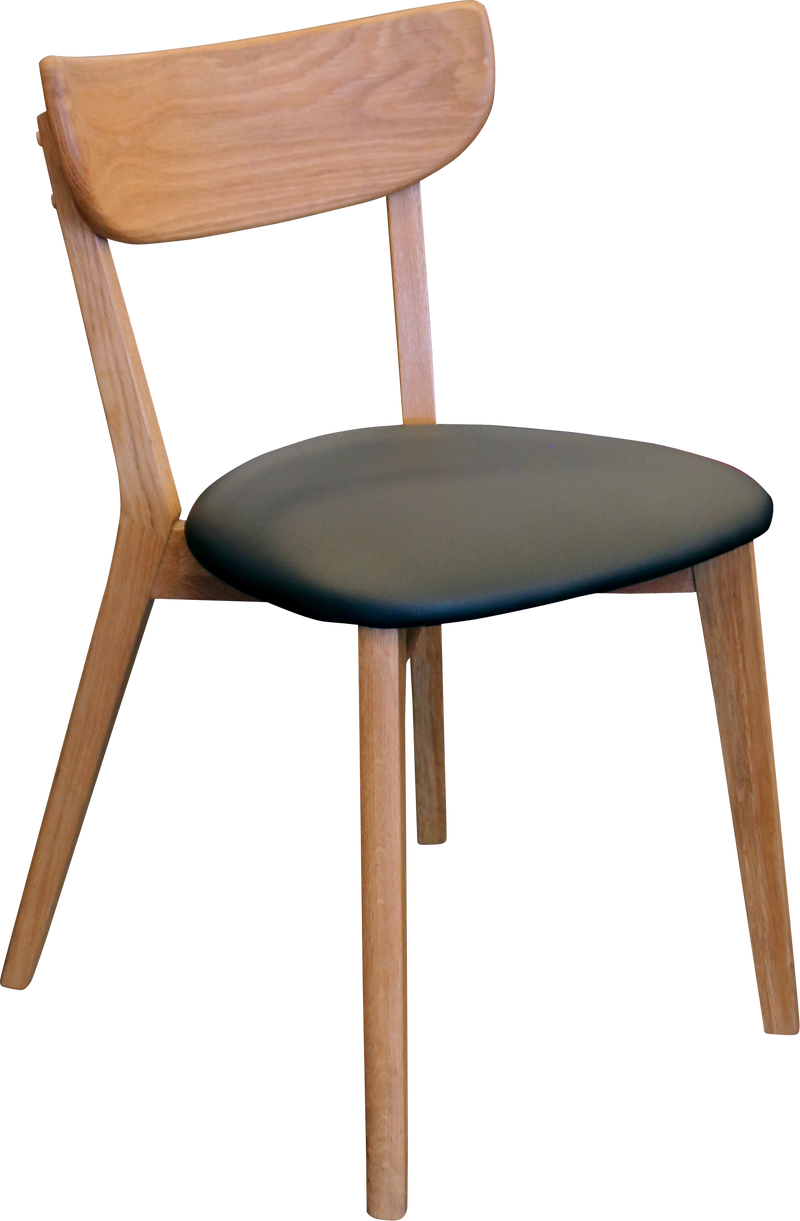 Pisa black oak chair