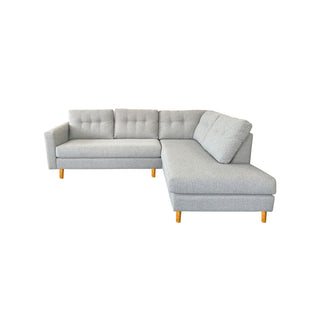 Prague 2.5Seater Corner Loft Steel