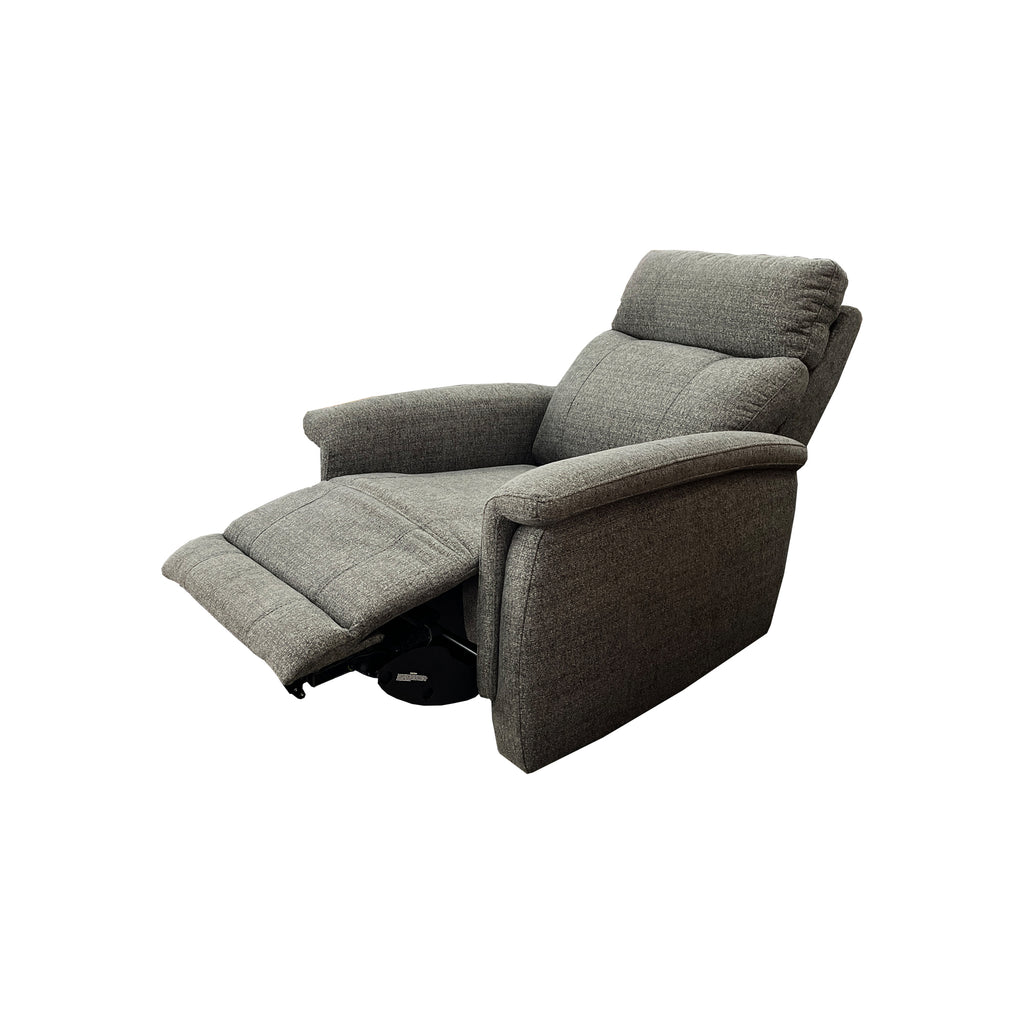 Salerno Electric Recliner with Adjustable Electric Headrest  - Urban Sofa - Graphite Fabric (New Model)