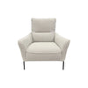 Sandy Occasional Chair with metal legs in Urban Sofa Misty Grey