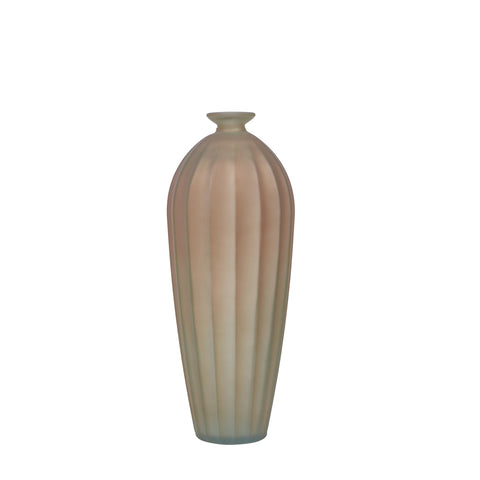 Franco Brown Glass Vase