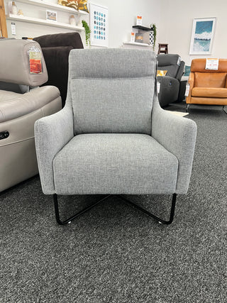 Trento Occasional Chair - Salt & Pepper Fabric