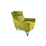 Trento Green Velvet Occasional Chair