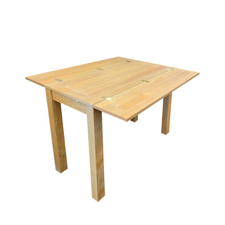 Venice Folding Table 100cm x 50/100cm - Solid Oak