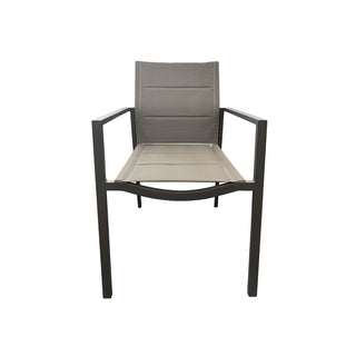 Bermuda Outdoor Dining Chair - Charcoal