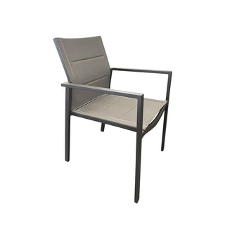 Bermuda Outdoor Dining Chair - Charcoal