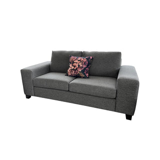 Boston 2 seater sofa - loft charcoal - wide arm sofa