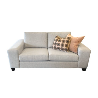 NZ Made Boston in Loft Silverstreak fabric