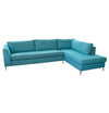 Picasso - 3L+Corner Extension Chaise R - Jake Turquoise