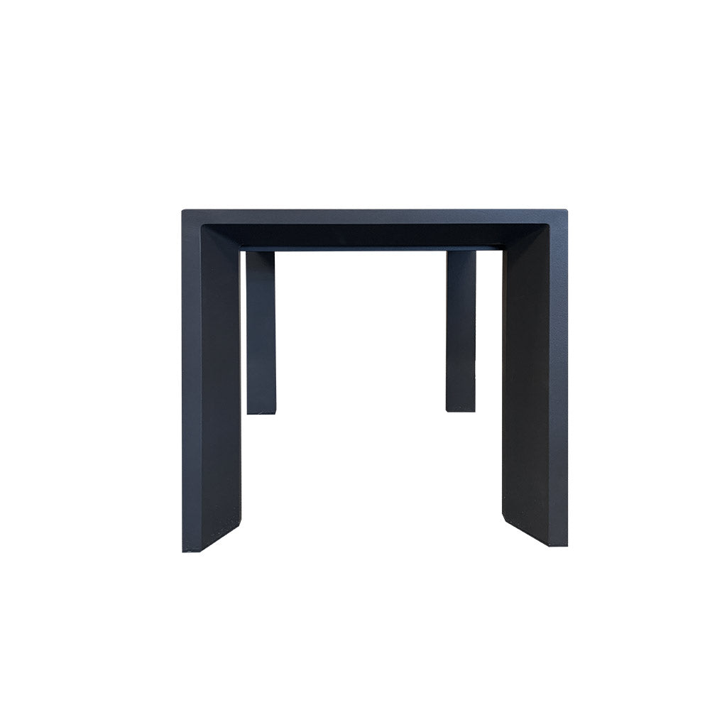 Copenhagen side table - charcoal powder-coated aluminium