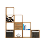 Cube modular shelving and storage - Oak/oak veneer