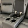 Denburn electric 3pce sofa centre console with storage, USB & cup holders