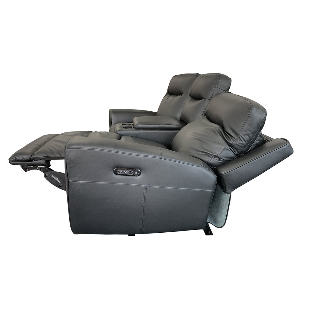 Denburn electric 3pce sofa - adjustable headrests