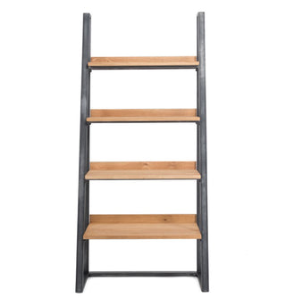 Calia Bookcase - Oak & Iron