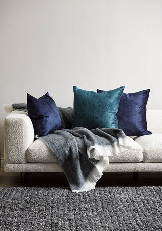 Cushion - Bromley With Feather Inner - Adriatic