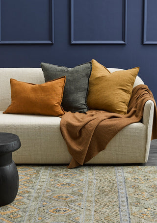 Cushion - Cassia With Feather Inner - Cumin