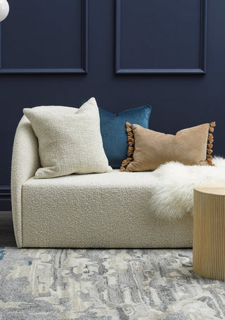 Cushion - Cyprian With Feather Inner - Oatmeal