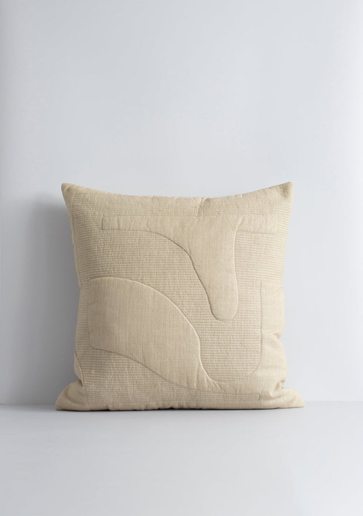 Cushion - Mila With Feather Inner - Nougat