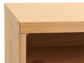 Livorno TV Unit Small - Natural Brushed Oak/Oak Veneer